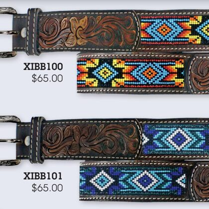 BEADED BELTS